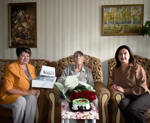Администрация города Мценска поздравила с 101-летием ветерана Великой Отечественной войны Виктора Яковлевича Григорьева. Администрация города Мценска поздравила с 101-летием ветерана Великой Отечественной войны Виктора Яковлевича Григорьева.